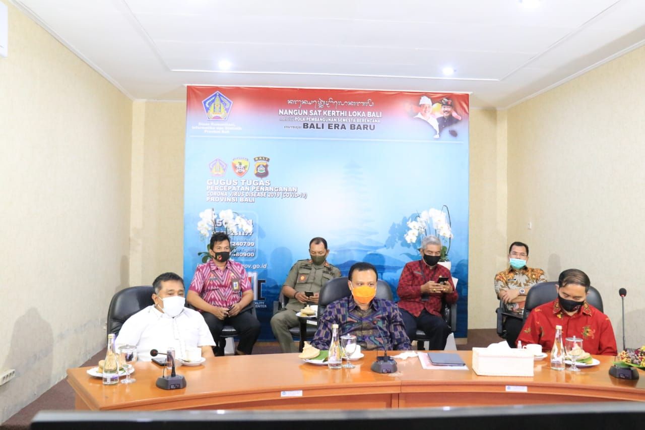 podiumnews.com-Sekda Dewa Indra Ikuti Rakorsus Pemetaan Kerawanan Pilkada 2020